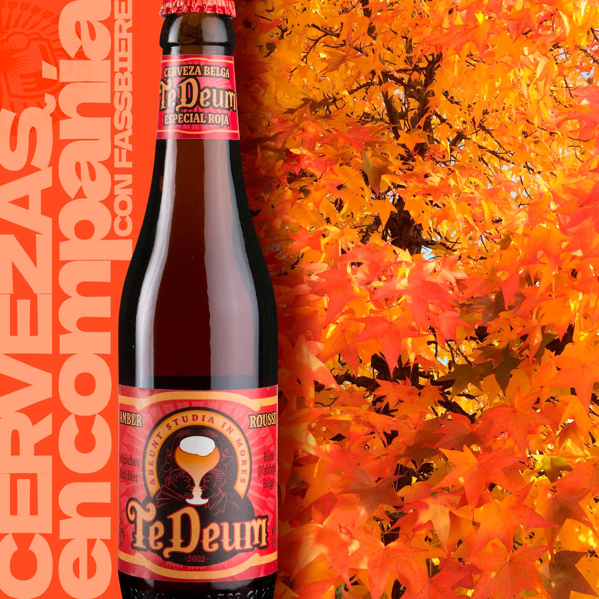 Cervezas en compañía: Te Deum Roja contemplando los colores de los árboles en otoño.