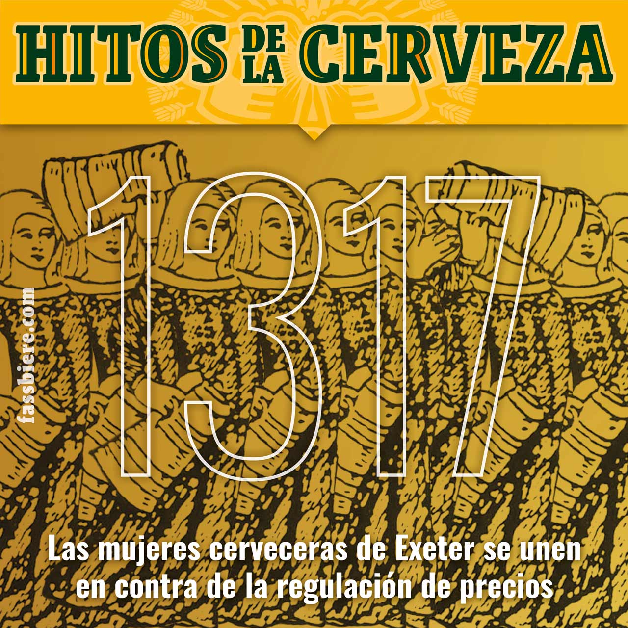 Hitos de la Cerveza en Fassbiere: En 1317, mujeres cerveceras inglesas se plantan ante la regulación de precios: el Assize of Ale.